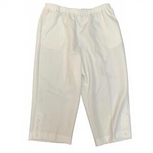 Alfred Dunner, 18, White, Pull On Pants